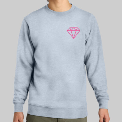 V.I.T. Fleece Crew - Diamond Chest - Pink Thumbnail