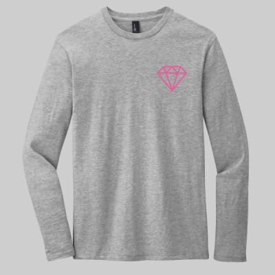 Very Important Tee ® Long Sleeve - Diamond Chest - Pink Thumbnail