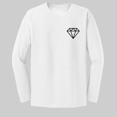 Very Important Tee ® Long Sleeve - Diamond Chest - Black Thumbnail