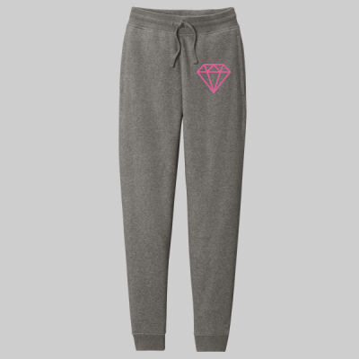 V.I.T. Fleece Jogger - Diamond - Pink Thumbnail