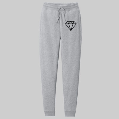 V.I.T. Fleece Jogger - Diamond - Black Thumbnail