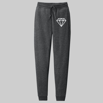 V.I.T. Fleece Jogger - Diamond - Whie Thumbnail