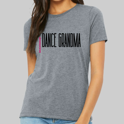 Women's Relaxed Triblend Tee - Dance Grandma Thumbnail