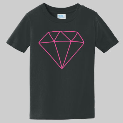 Toddler Fan Favorite Tee - Toddler Diamond - Pink Thumbnail