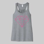 Women's Flowy Racerback Tank - Diamond Dance Thumbnail