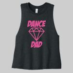 Women's Racerback Cropped Tank - Diamond Dance Thumbnail