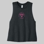 Women's Racerback Cropped Tank - Diamond Dance Thumbnail