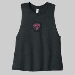 Women's Racerback Cropped Tank - Diamond Dance Thumbnail