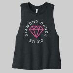Women's Racerback Cropped Tank - Diamond Dance Thumbnail
