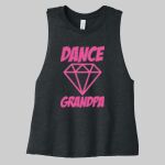 Women's Racerback Cropped Tank - Diamond Dance Thumbnail