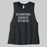 Women's Racerback Cropped Tank - Diamond Dance Thumbnail