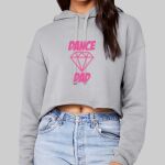 Women's Sponge Fleece Cropped Fleece Hoodie - Diamond Dance Thumbnail