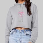 Women's Sponge Fleece Cropped Fleece Hoodie - Diamond Dance Thumbnail