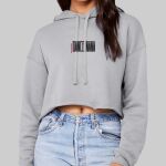 Women's Sponge Fleece Cropped Fleece Hoodie - Diamond Dance Thumbnail